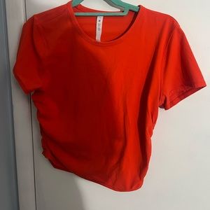Final sale Lululemon orange align crop tee